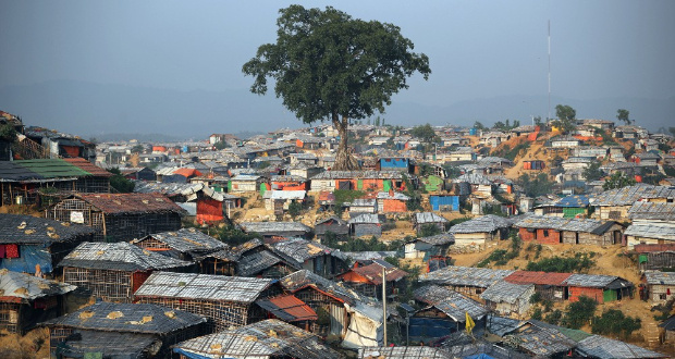 File photo of a Rohingya camp in Cox's Bazar, Bangladesh Reuters