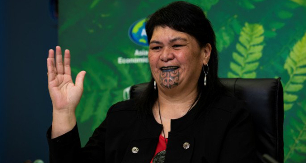 New Zealand's Foreign Minister Nanaia Mahuta co-chairs the 2021 APEC Ministerial Meeting in Wellington, New Zealand, November 10, 2021. Photo :Reuters