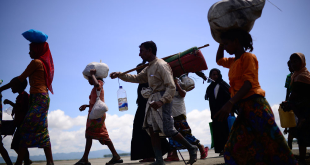 File photo of Rohingya mass migration to Cox's Bazar in Bangladesh Mahmud Hossain Opu/Dhaka Tribune