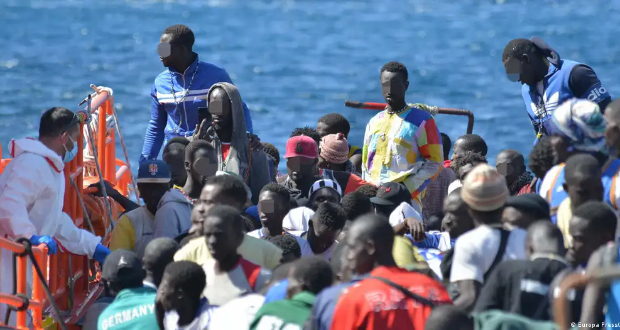 Though some women and children were on board, the vast majority of migrants were young adult males