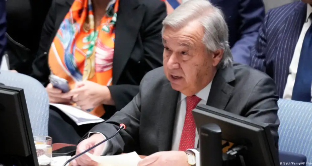 Guterres said there had been "clear violations of international humanitarian law" in Gaza
