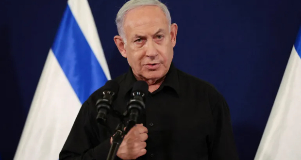 Israeli Prime Minister Benjamin Netanyahu has told Israelis to prepare for a 'long and hard' offensive [File: Abir Sultan Pool/Pool via Reuters]