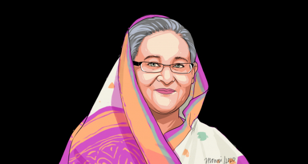 Prime Minister Sheikh Hasina TBS Sketch.