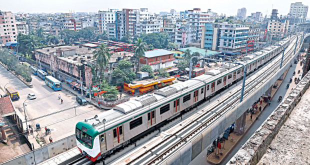 The infrastructure sector in Bangladesh is increasingly drawing foreign investors as the government is working to upgrade facilities. One of the priority schemes, the metro rail project in Dhaka is fast approaching completion. Photo; Star