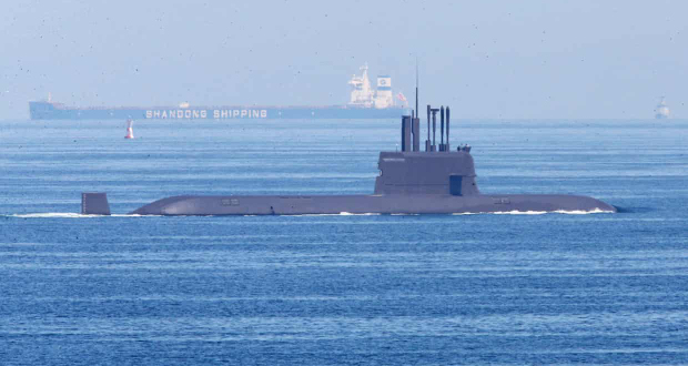 South Korea's homegrown submarine, the Dosan Ahn Chang-ho. The ruling party wants US diplomatic and technology aid for nuclear-powered subs. Photograph: Yonhap/EPA