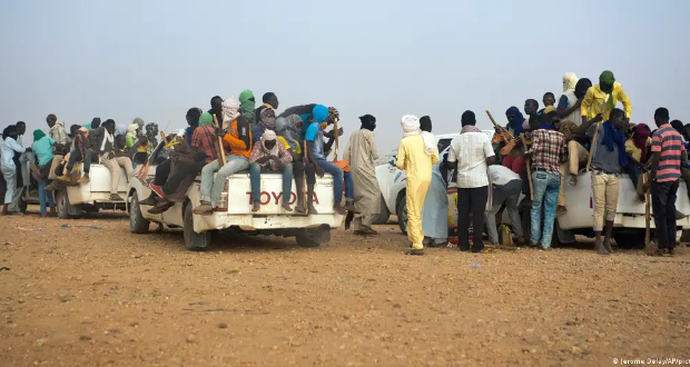 Before Niger enforced its 2015 anti-smuggling law, scenes like this of migrants departing Agadez were common