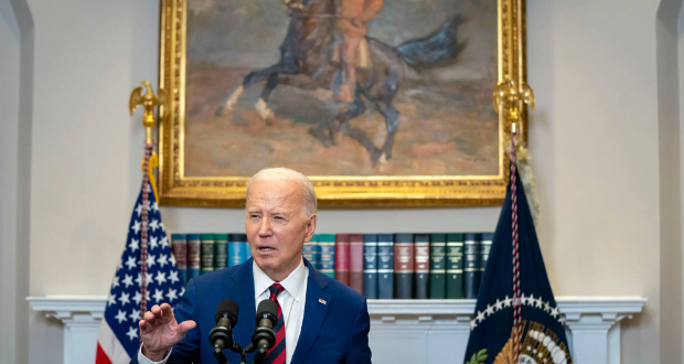 The call was part of the Biden administration’s efforts toward the modest goals of managing competition “responsibly,” an administration official said.Credit...Bonnie Cash for The New York Times