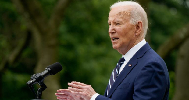 US President Joe Biden Biden has said he wants to win this era of competition with China but not to launch a trade war [Elizabeth Frantz/Reuters]